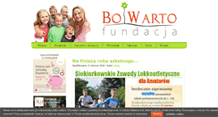 Desktop Screenshot of fundacjabowarto.pl
